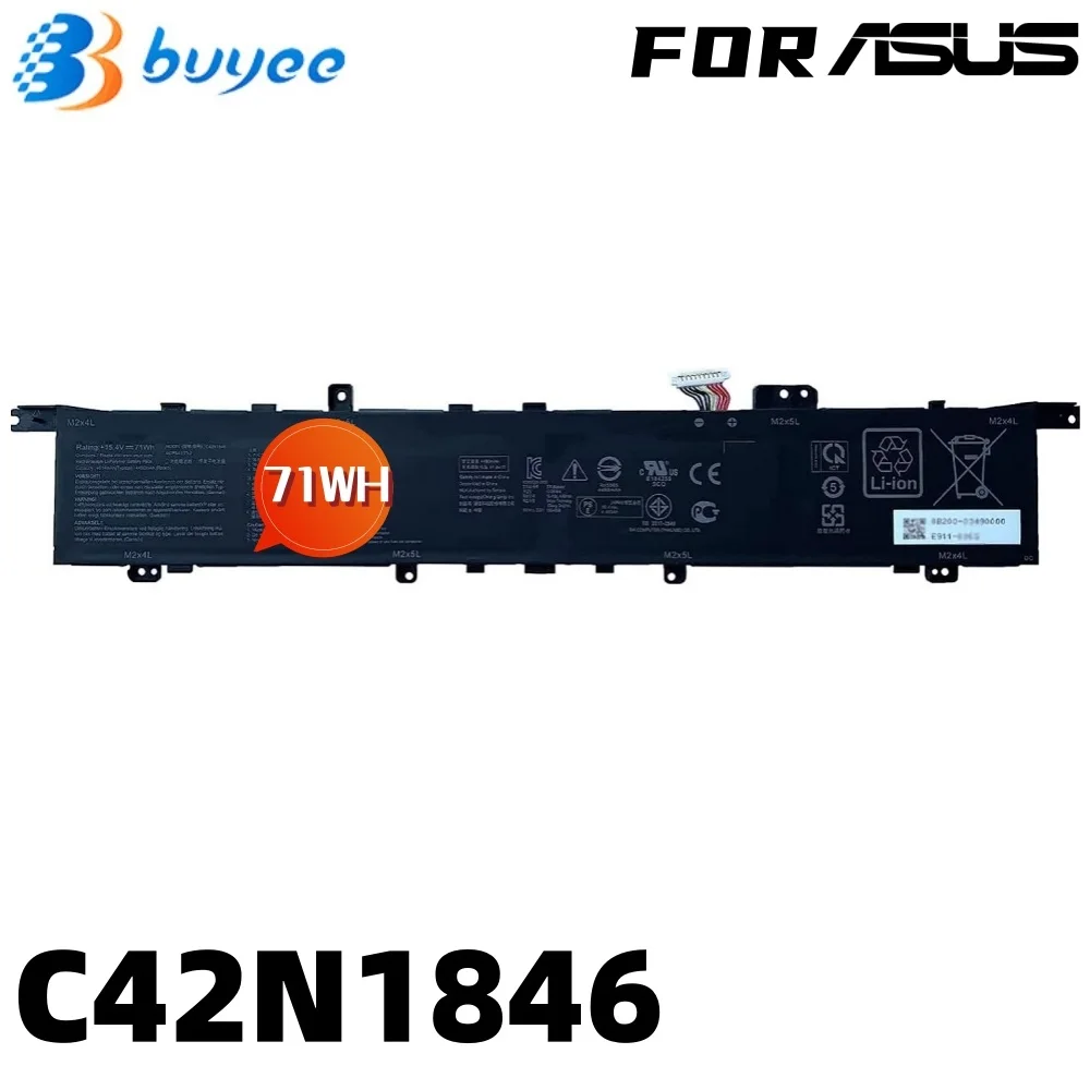 C42N1846 C42N1846-1 Batteria Per Laptop Per Asus Zenbook Pro Duo Ux581Gv Ux581Lv Ux581Gv-Xb94T Ux581Gv-H2003T Ux581Lv-Bp1911U Serie