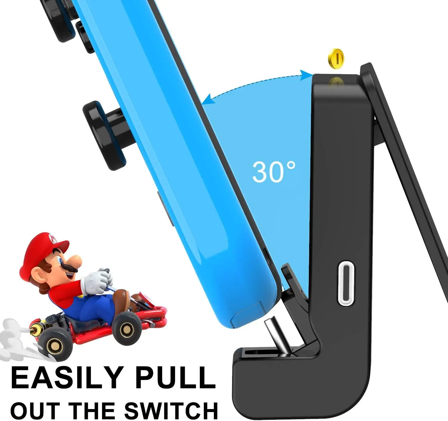 Per Switch & Oled Model & Switch Lite Dock Di Ricarica, Docking Station Regolabile Con Porta Usb C