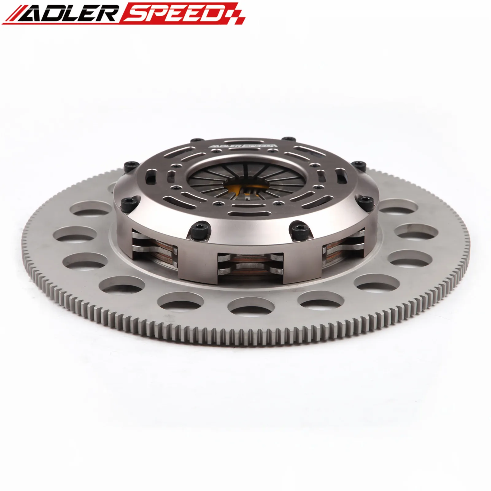 Adlerspeed Racing / Street Clutch Twin Disc Kit Medium Per Chevrolet Corvette Z06 5.7L Ls6 Dal 2001 Al 2004