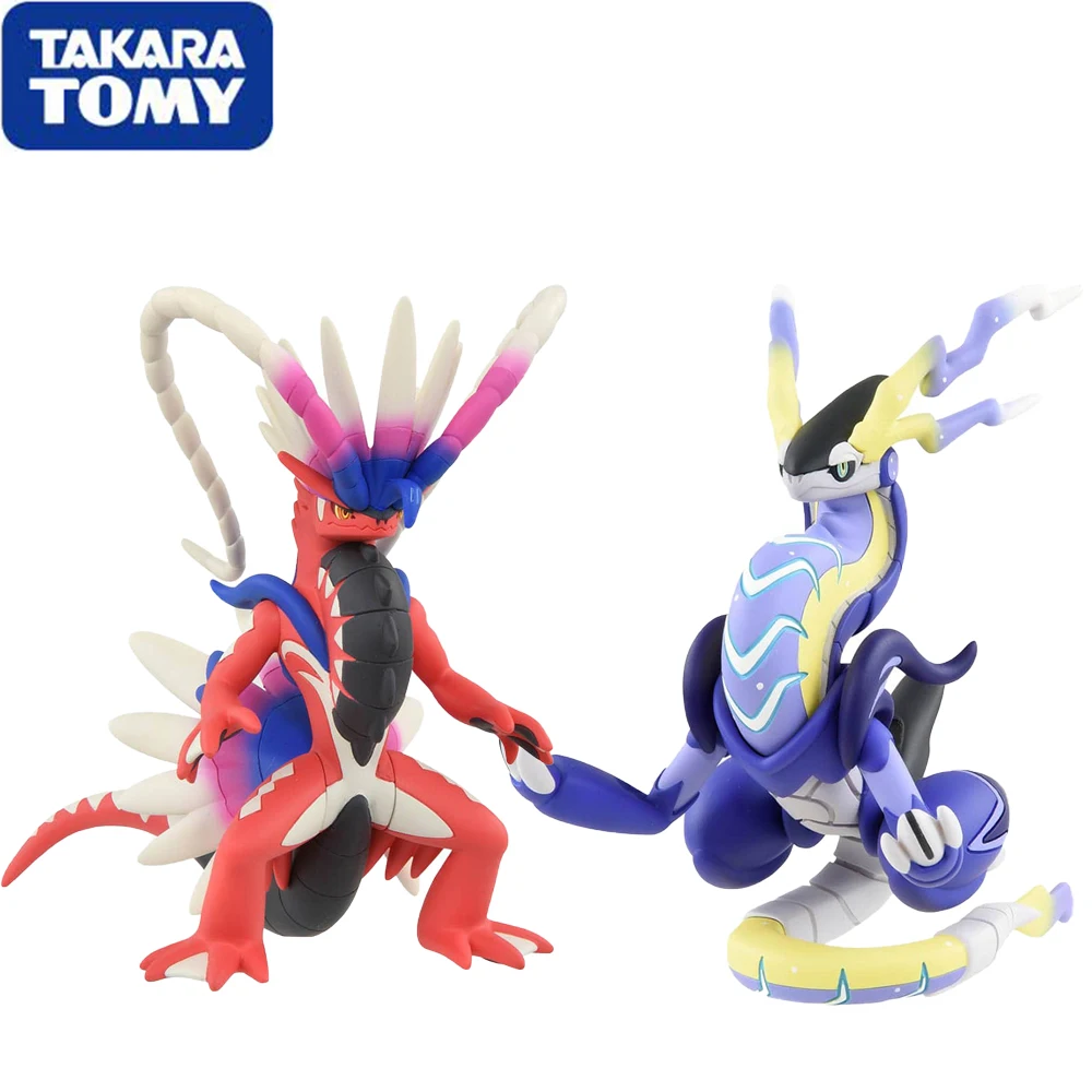 Originale Takara Tomy Pokemon Monster Collection Koraidon Miraidon 10Cm Pokemon Scarlet E Viola Modello Leggendario Giocattoli Figure