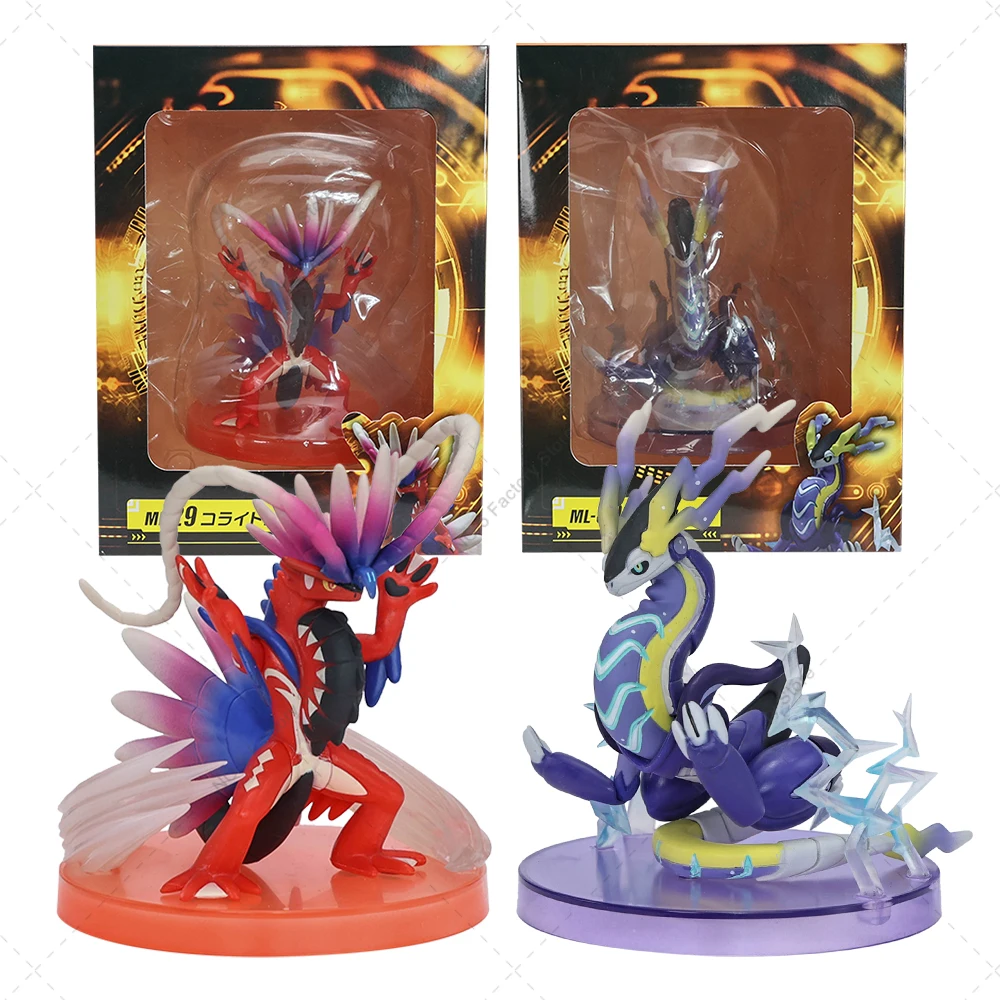 Anime Giapponesi Pokemon Figure Miraidon Koraidon Legendary Scarlet Violet Version Action Figures Collection Model Toys Gifts