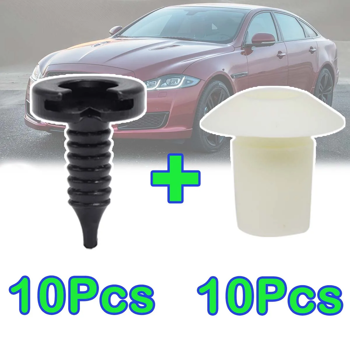 20X Per Jaguar Xe Xf Xj220 Xjsc Xk8 Interni Porta Posteriore Pannello Scheda Trim Clip Fibbia Di Fissaggio Snap Sack Inserti Occhielli Parafango