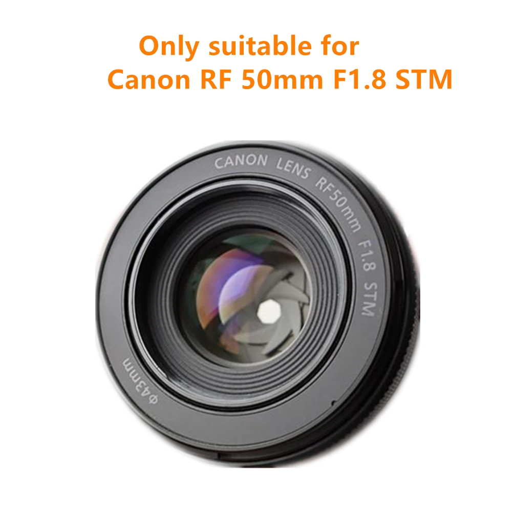 Es65B Paraluce Parasole Sostituire Es-65B Per Canon Rf 50Mm F1.8 Stm , Rf 50Mm F/1.8 Stm