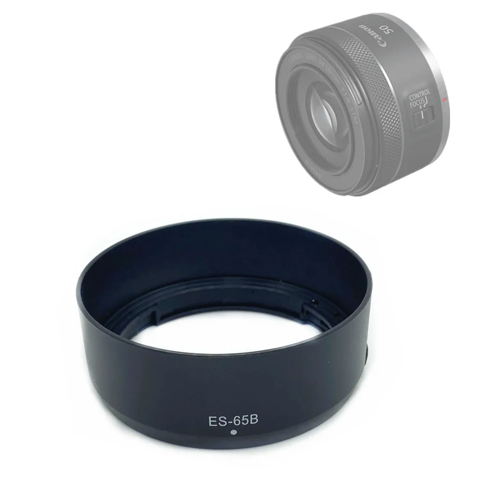 Es65B Paraluce Parasole Sostituire Es-65B Per Canon Rf 50Mm F1.8 Stm , Rf 50Mm F/1.8 Stm