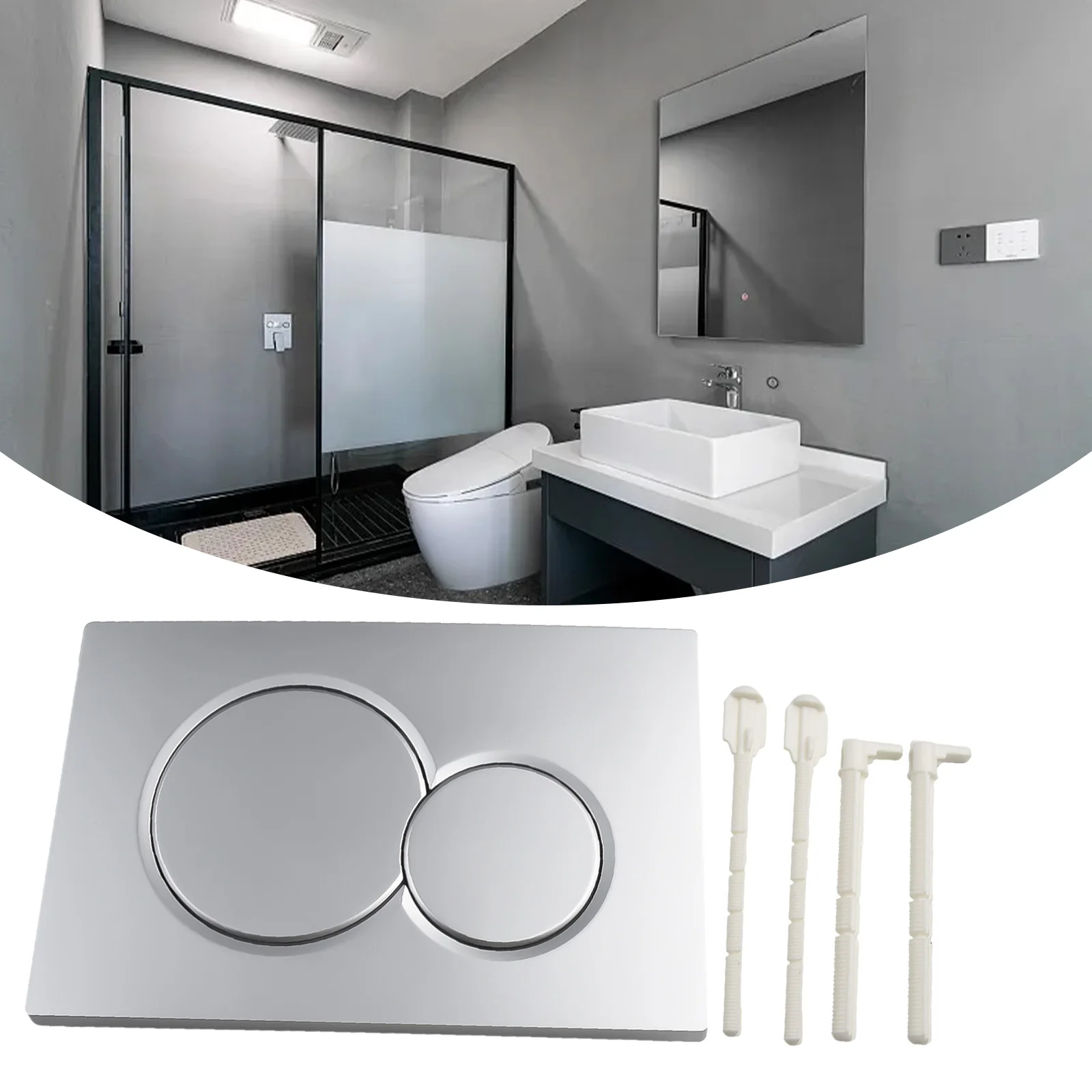 Doppio Flush Attuatore Piastra Wc Pulsante Di Scarico Per Geberit Sigma01 Chrome Dual Geberit Sigma01 115.770.21.5 Apparecchio Da Bagno
