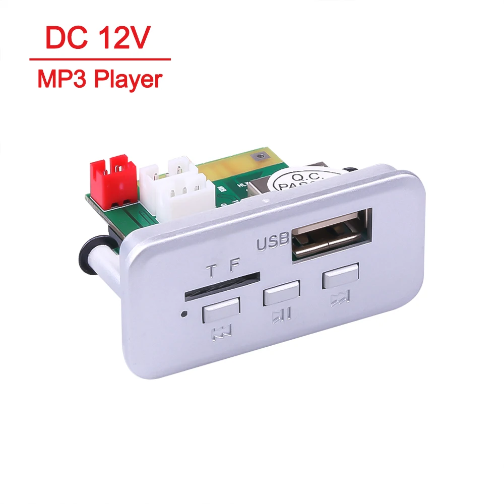 Dc 12V Bluetooth 5.0 Mp3 Scheda Di Decodifica Wma Lettore Musicale Mp3 Wireless Supporto Modulo Audio Radio Fm Usb Fm Tf Aux Autoradio