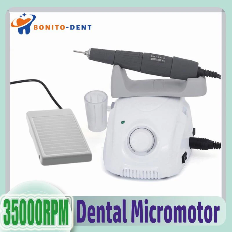65W Portatile Dental Lab Micromotore Marathon-3 Champion Lucidatrice Con 35000Rpm E-Type Motor Odontoiatria Equipment