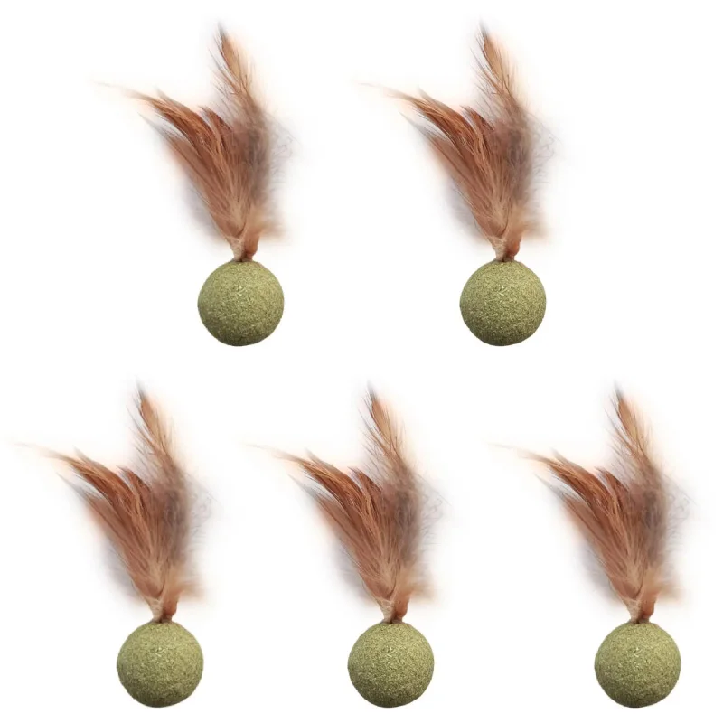 Pet Catnip Toys Commestibile Catnip Ball Safety Healthy Cat Mint Cats Home Chasing Game Toy Products Denti Puliti Cat Mint Ball