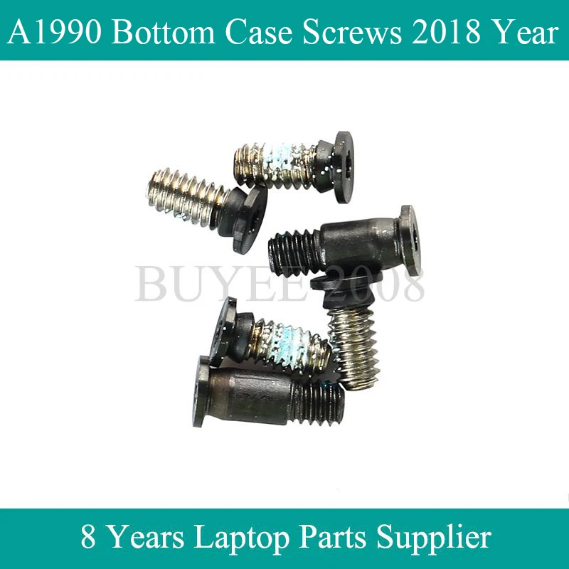 1Set Viti Inferiori Originali 15.4 "A1990 Per Macbook Pro Retina 15" A1990 D Sostituzione Viti Inferiori