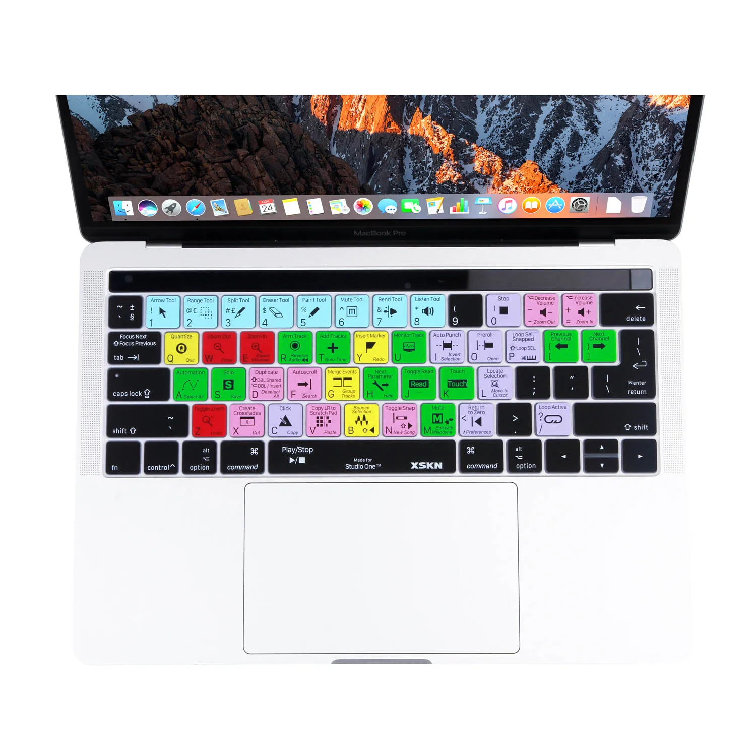 Xskn Per Presonus Studio One Cover Per Tastiera Skin Per Macbook Pro 13 A1706 A2159 A1989 Macbook Pro 15 A1990 A1707 Con Touch Bar