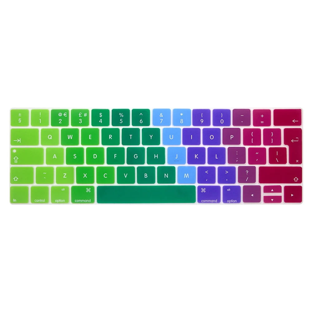 Laptop Keyboard Cover Keyboard Stickers For Macbook With Touch Bar 13 15 Inch A2159 A1706  A1707 A1989 A1990 Eu English Version