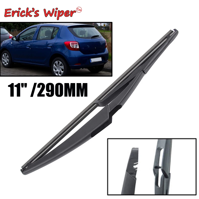 Ener'S Wiper 11 "Spazzola Tergicristallo Posteriore Per Renault Dacia Sandero Mk2 2012 - 2019 Parabrezza Parabrezza Portellone Finestra Spazzola Antip