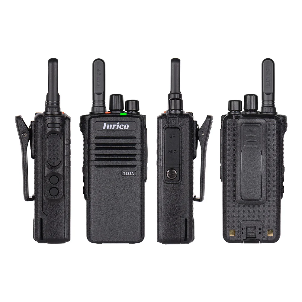 Inrico T522A 4G Android Walkie Talkie App Radio Poc Interkom Sos Gps Bluetooth Wifi Citofono Comelit