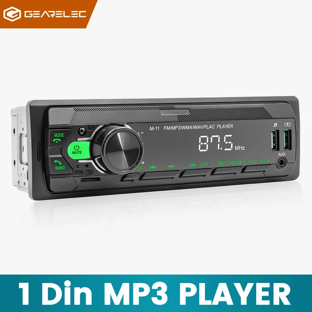 Autoradio Stereo Lettore Mp3 1 Din Car Stereo M11 Single Din Bluetooth Aux In Dash Head Unit Radio Fm Ricevitore Multimediale Digitale