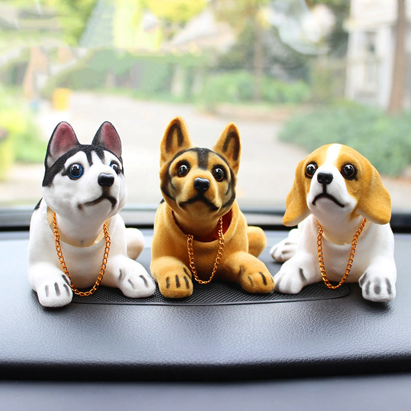 Cute Car Ornament Shaking Head Dog Nodding Dog Auto Dashboard Decorazione D'Interni Arredamento Per La Casa Accessori Per Auto