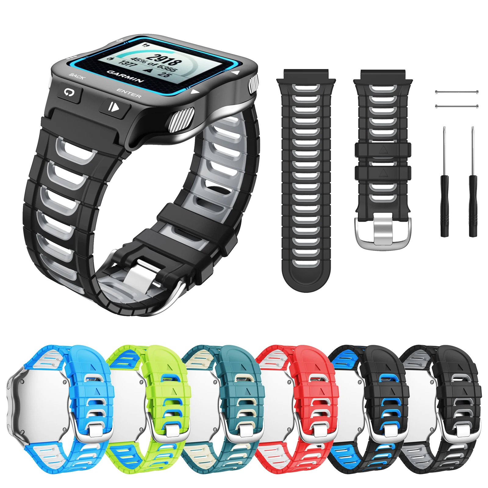 Anbest Cinturino In Silicone Per Garmin Forerunner 920Xt Cinturino Di Ricambio Colorato Per Allenamento Sportivo