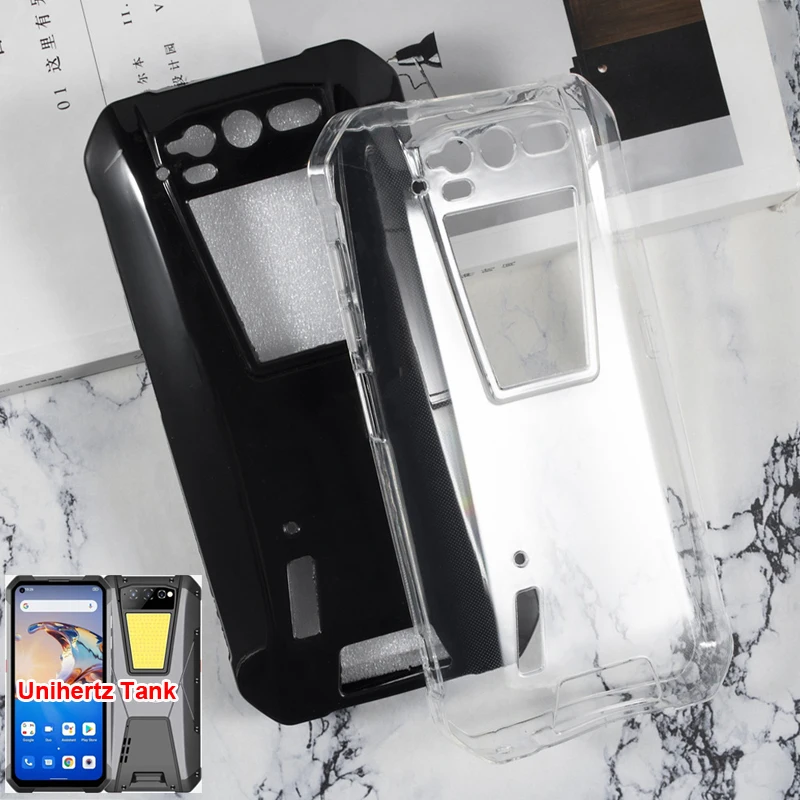 Antiurto Soft Black Tpu Funda Para Unihertz Tank Etui Gel Pudding Custodia Posteriore In Silicone Caso Per Custodia Per Telefono Unihertz Tank