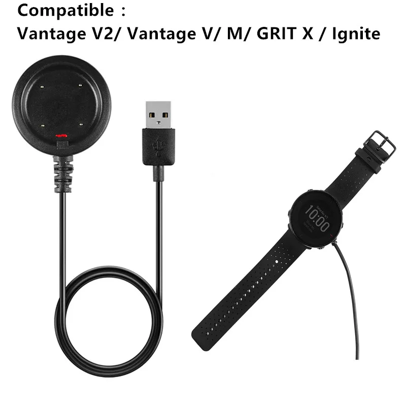 Cavo Di Ricarica Rapida Per Polar Vantage V2/Grit X/Ignite/Vantage V/Vantage M Usb Smart Watch Pro Dock Adattatore Per Caricabatterie