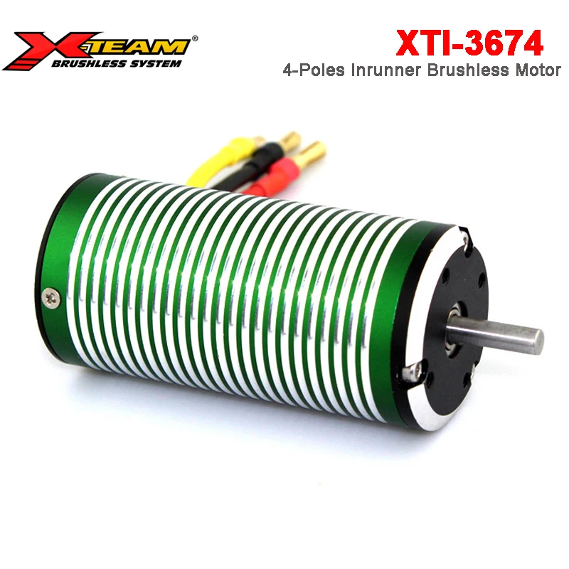 X-Team 3674 Serie 2650Kv 2200Kv 1900Kv 1700Kv 1650Kv Motore Brushless Per 1/8 Buggy Monster Car 650-1000Mm Rc Boat 90Mm Edf