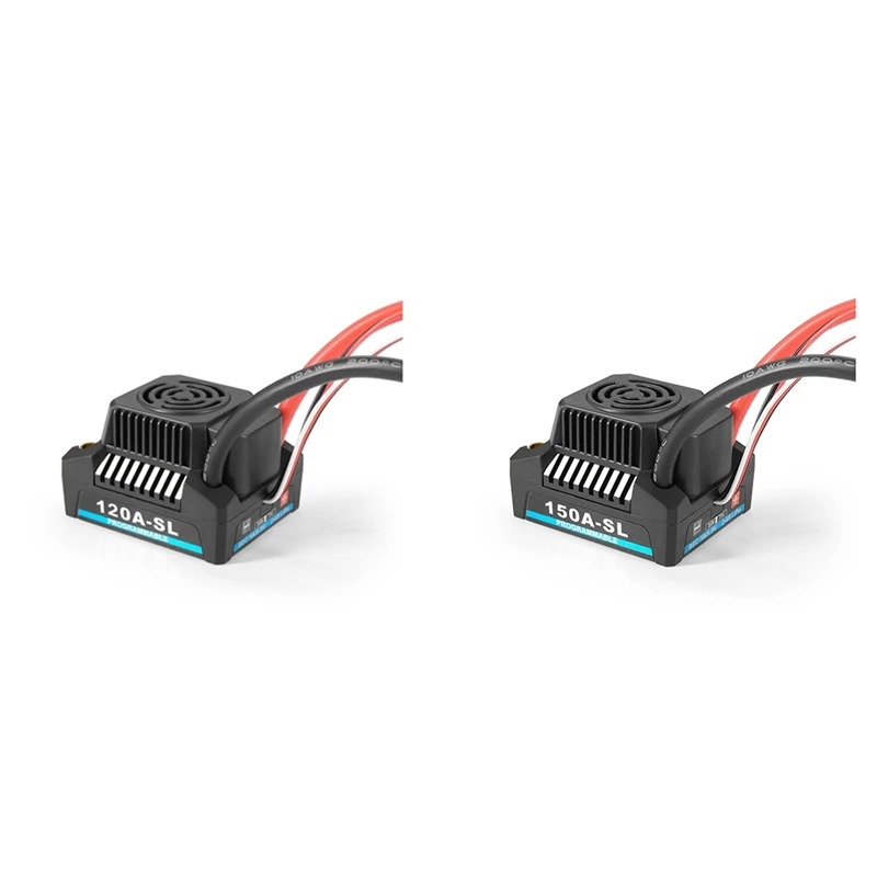 Brushless Esc Parts 2-4S Con 5.8V-6.1V/3A Bec Per 1/8 1/10 1/12 Rc Model Car Truck Buggy Boat ,120A