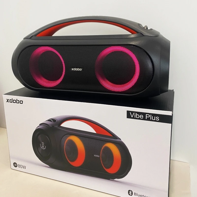 Xdobo Vibe Plus 80W Altoparlante Bluetooth Ad Alta Potenza Portatile All'Aperto Impermeabile Wireles Subwoofer 360 Stereo Surround Caixa De Som