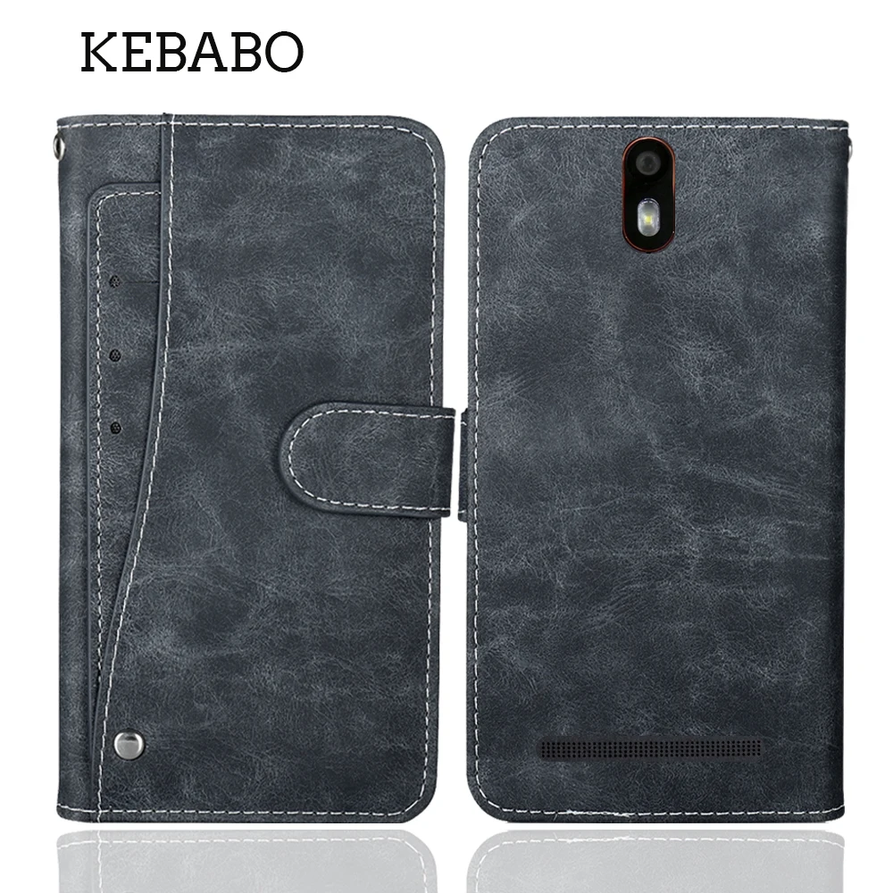 Portafoglio In Pelle Moda Logicom Five Flow Le Fizz Omega Swipe Wave Link Lunar Solar Pro Case Flip Cover Borse Protettive Per Telefono