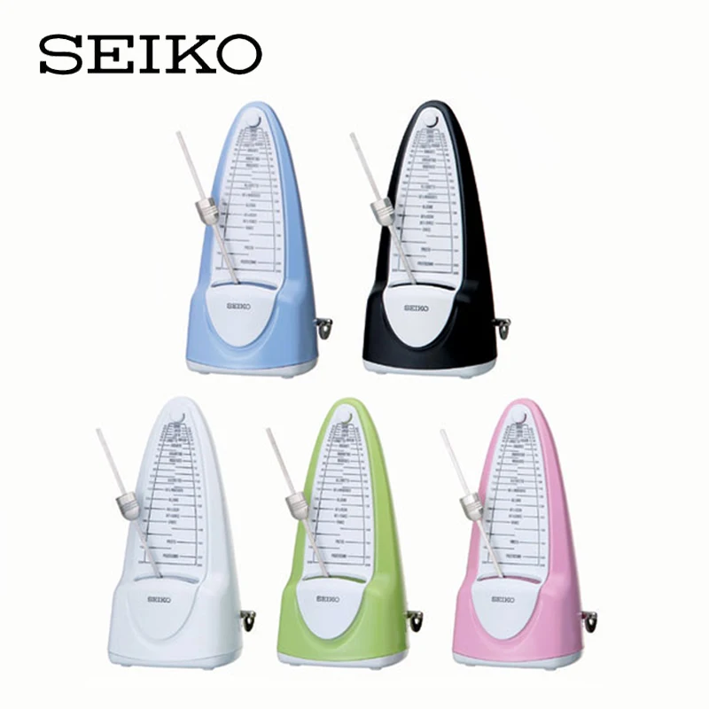Seiko Spm320 Tradizionale Keywound Metronomo Meccanico Metronomo Con Bell [7 Colori Da Scegliere]
