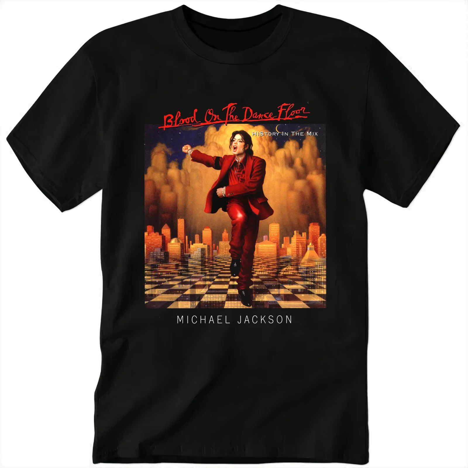 Michael Jackson Tshirt Blood On The Dance Floor Album Unisex Adulti Tshirt S-5Xl