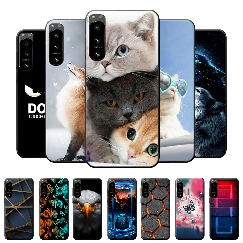 Per Sony Xperia 5 Iv Custodia In Silicone Custodia Posteriore Morbida Per Sony Xperia 5 Iv Coque Bumper Fundas Per Sony Xperia 5 Iv Cute Shell