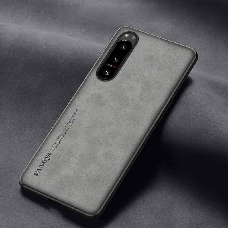 Per Sony Xperia 5 Iv 5G Skin Feel Custodia In Pelle Opaca Antiurto Cover Posteriore Morbida Funda Per Sony Xperia 5 Iv 5G Protector Muslimnau Snx