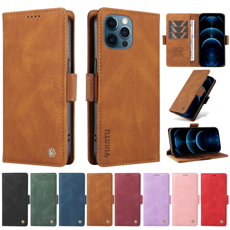 Per Sony Xperia 10 Iv Portafoglio Custodia In Pelle Shell Per Sony Xperia 10-4 5-4 1-4 1 5 Iv Xq-Cc54 Xq-Cc72 Flip Cover Magnetica