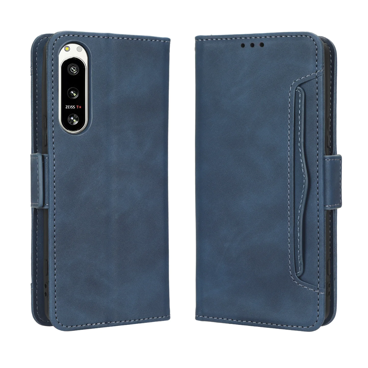 Per Sony Xperia 1 10 5 Iv Custodia A Portafoglio Libro Magnetico Flip Cover Card Photo Holder Luxury Leather Mobile Phone Coque Fundas