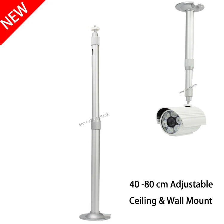 Argento Alluminio Montaggio A Soffitto 40-80 Centimetri Di Espansione Staffa A Parete Per Unic Excelvan Xgimi Jmgo Yg400 Yg300 Proiettore Dlp Macchina