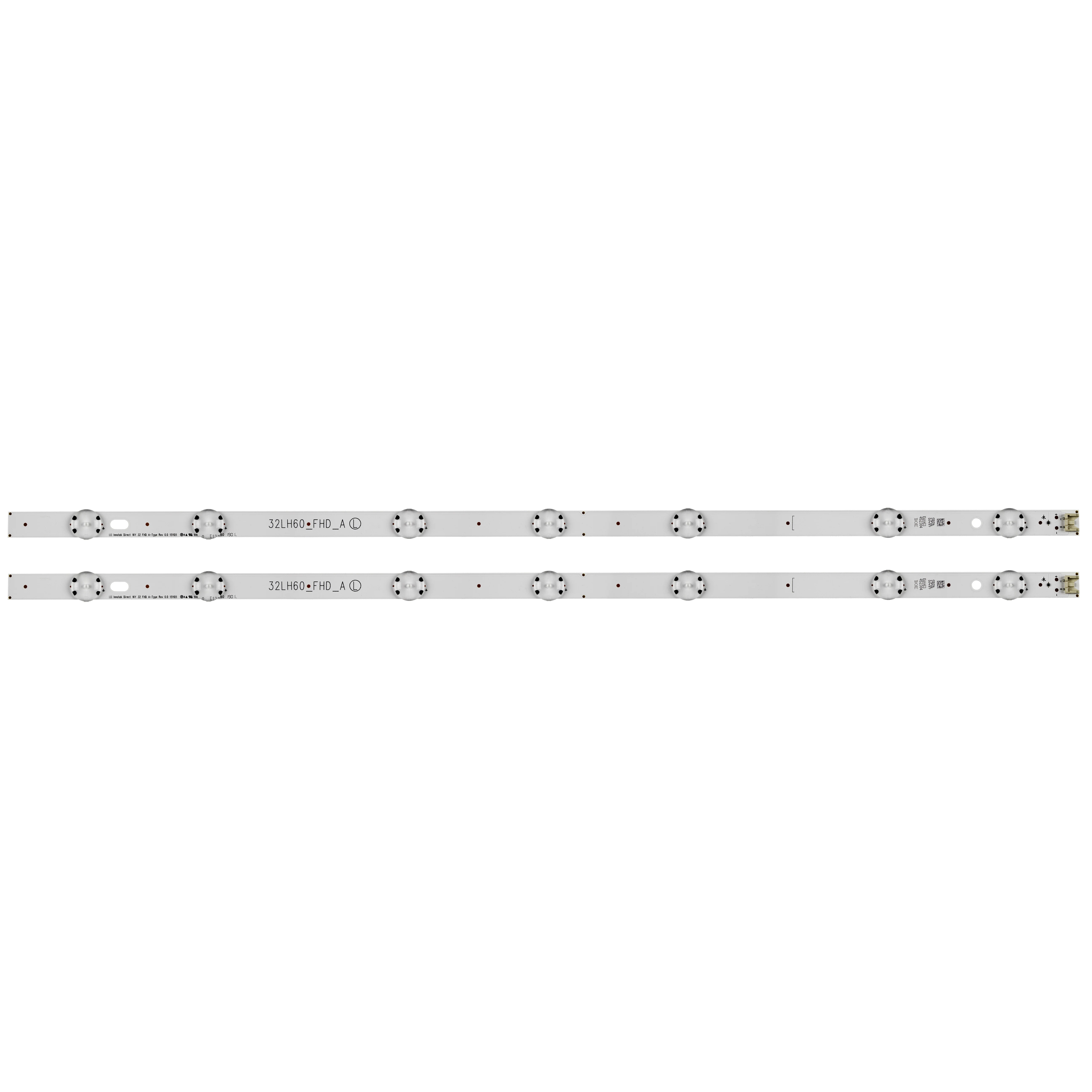 Nuovo Kit 2 Pezzi 7Led 615Mm Led Blacklight Strip Per Lg 32Lh604V 32Lh530V 32Lh60_Fhd_A 32Lh60_Fhd S L Ssc_32Inch_Fhd_Rev01_151102