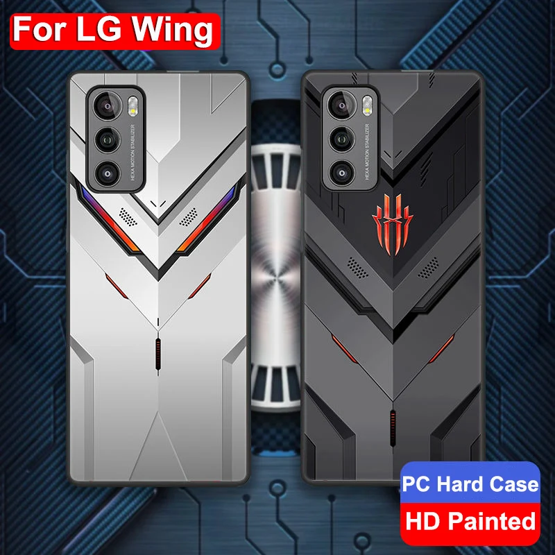 Per Lg Wing 5G Matte Pc Custodia Rigida Antiurto Per Lg Wing Cover Posteriore Protettiva Lgwing Phone Funda