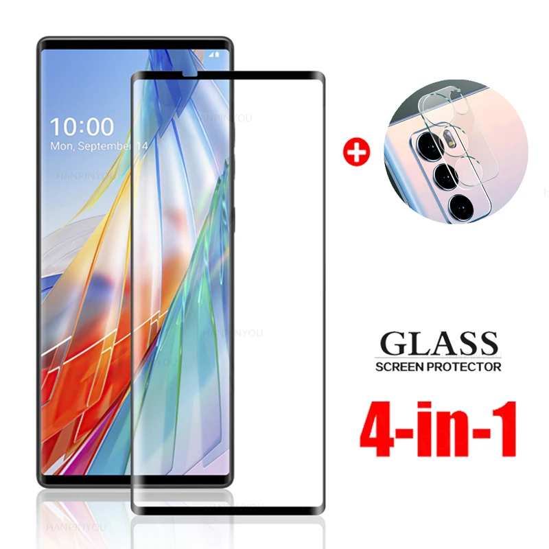 Per Lg Wing 5G Lm-F100N 6.8 "3D Full Cover Slim Vetro Temperato Per Lg Wing Lg Wing Camera Lens Screen Protector Glass