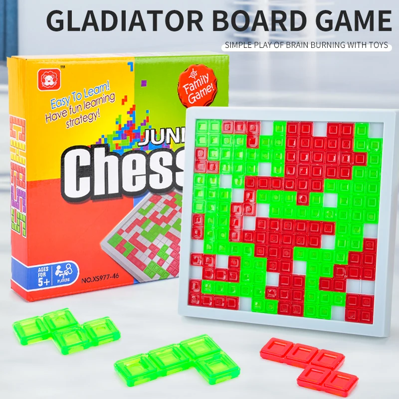 Gioco Di Strategia Blokus Giochi Da Tavolo Scacchi Junior Giocattoli Educativi Blocchi Multicolori Giochi Russi Serie Box Per Regalo Per Bambini