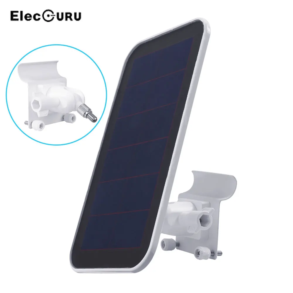 Supporto A Clip Per Rivestimenti In Vinile Per Arlo Ultra/Pro/Pro 2/Pro 3/Go, Supporto Per Pannello Solare Reolink Adatto Per Pannelli Solari Con Port