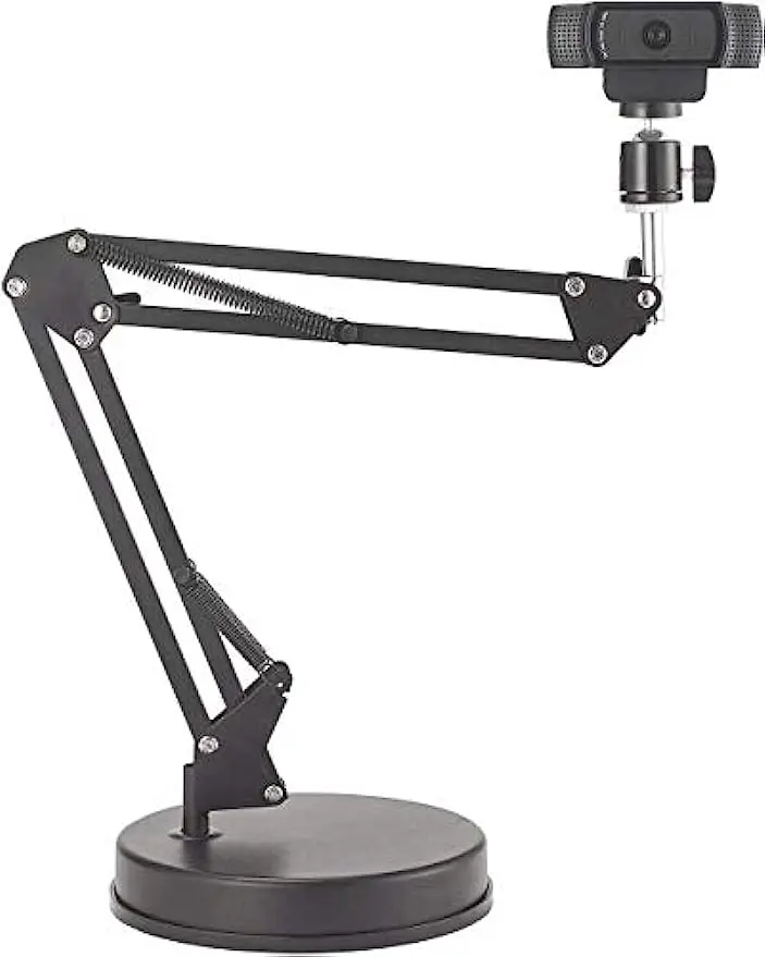 Supporto Per Fotocamera Supporto Per Braccio A Forbice Con Sospensione Da 22 Pollici, Per Webcam Logitech Arlo Ultra/Pro/Pro 2/Pro 3/Brio 4K, Fotocame