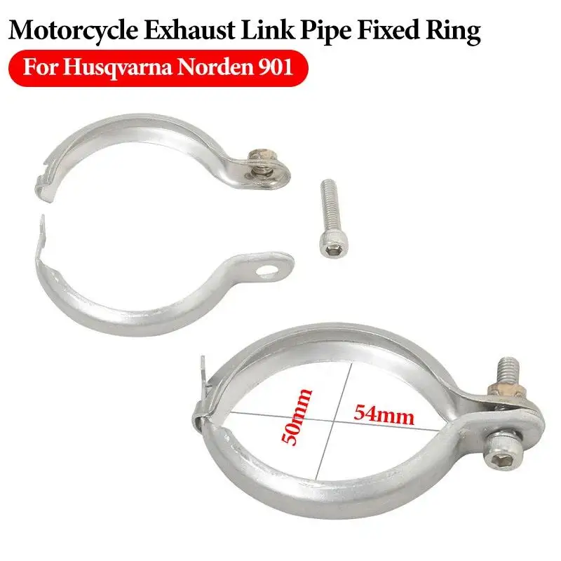Per Norden 901 Scarico Moto Fuga Moto Silenziatore Collegamento Centrale Morsetti Per Tubi Fermo Morsetto Supporto Apparecchio Anello Fisso Triumph