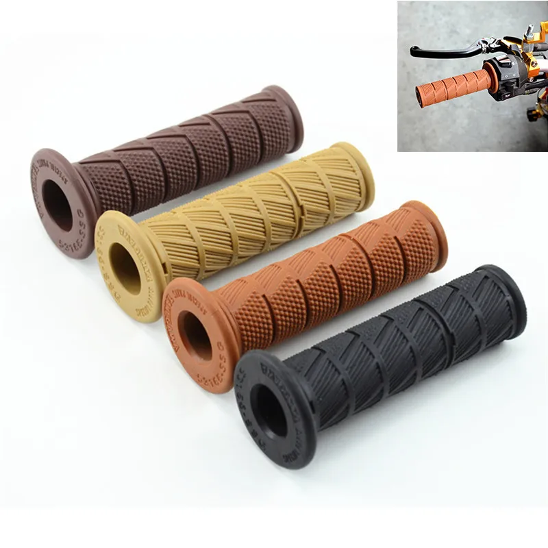 Manubrio In Gomma Retrò Per Moto Rbike Manubrio Classico Da Corsa Vintage Per Manubrio Ktm Husqvarna Vespa Piaggio Moto Rcycle