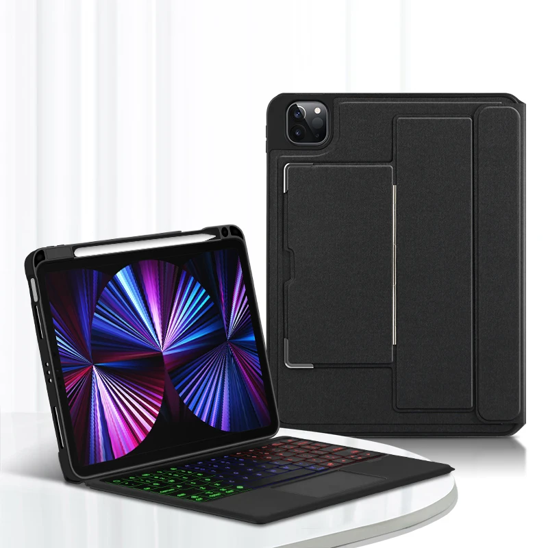 Tastiera Magica Huwei Per Ipad Pro 11 12.9 Pollici 2021 2020 Custodia Smart Keyboard Cover Per 2020 Ipad Air 4 10.9 "Tablet Hdmi Dock Hub