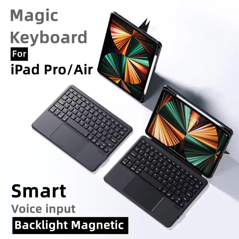 Smart Magic Keyboard Per Apple Ipad Pro 11 12.9 Pollici Air 5Th 4Th 10.2 9Th 8Th 10.5 Ipad 10Th Gen Magnetico Coreano Arabo Spagnolo