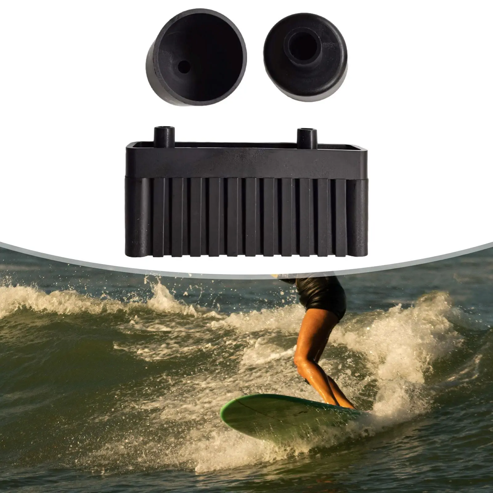 Windsurf Fin Box Black Wakeboard Paddle Board Parts Wind Surf Windsurf Holder Accessori Single Fin Box Per Windsurfboard