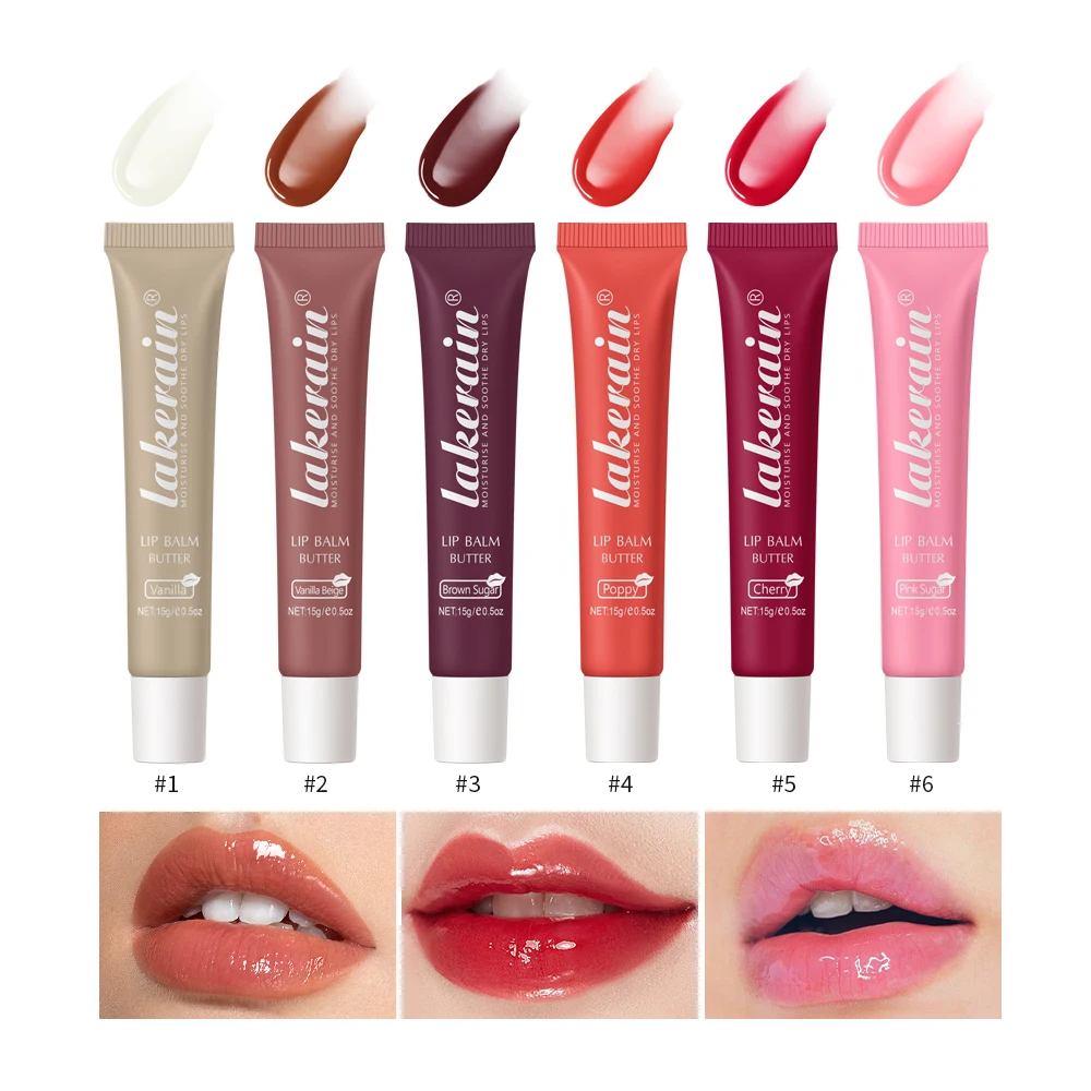 Crystal Lip Balm Burro Idratante Lip Gloss Oil Jelly Lipgloss Rossetto Liquido Lip Tint Zucchero Di Canna Cherry Pink Lips Makeup
