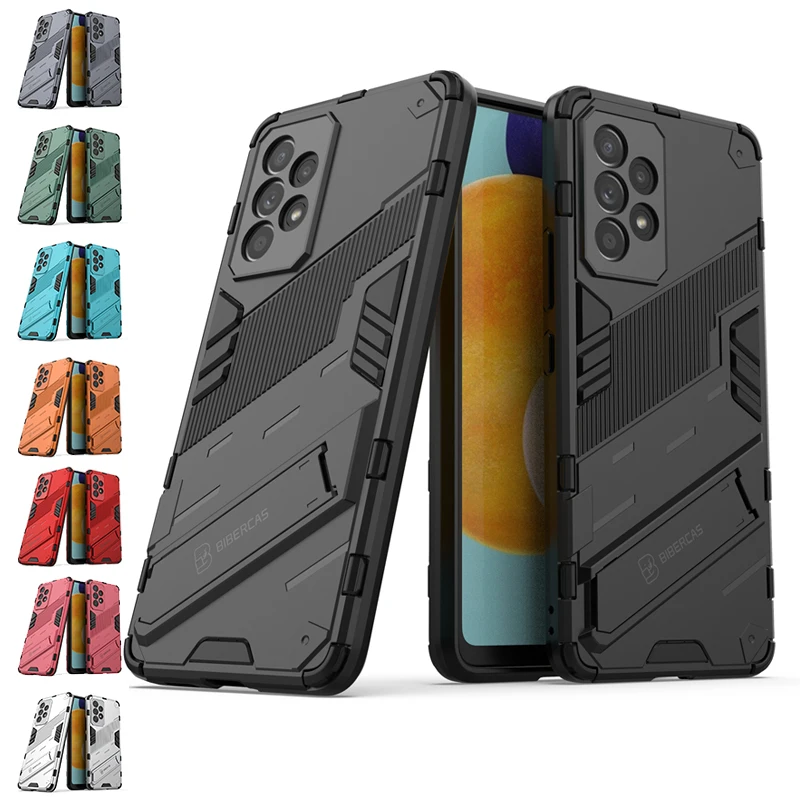 Per Cover Samsung Galaxy A33 Custodia Samsung A33 5G Capas Antiurto Kickstander Full Holder Cover Per Samsung A 33 A33 5G Fundas