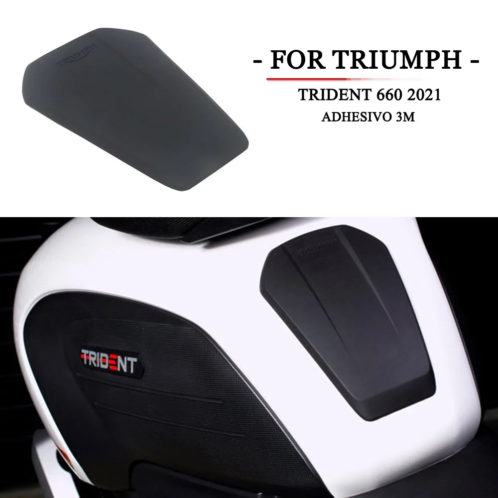 Moto Tank Pad Protector Sticker Decal Gas Knee Grip Tank Pad Per Triumph Trident 660 Trident660 2020 2021