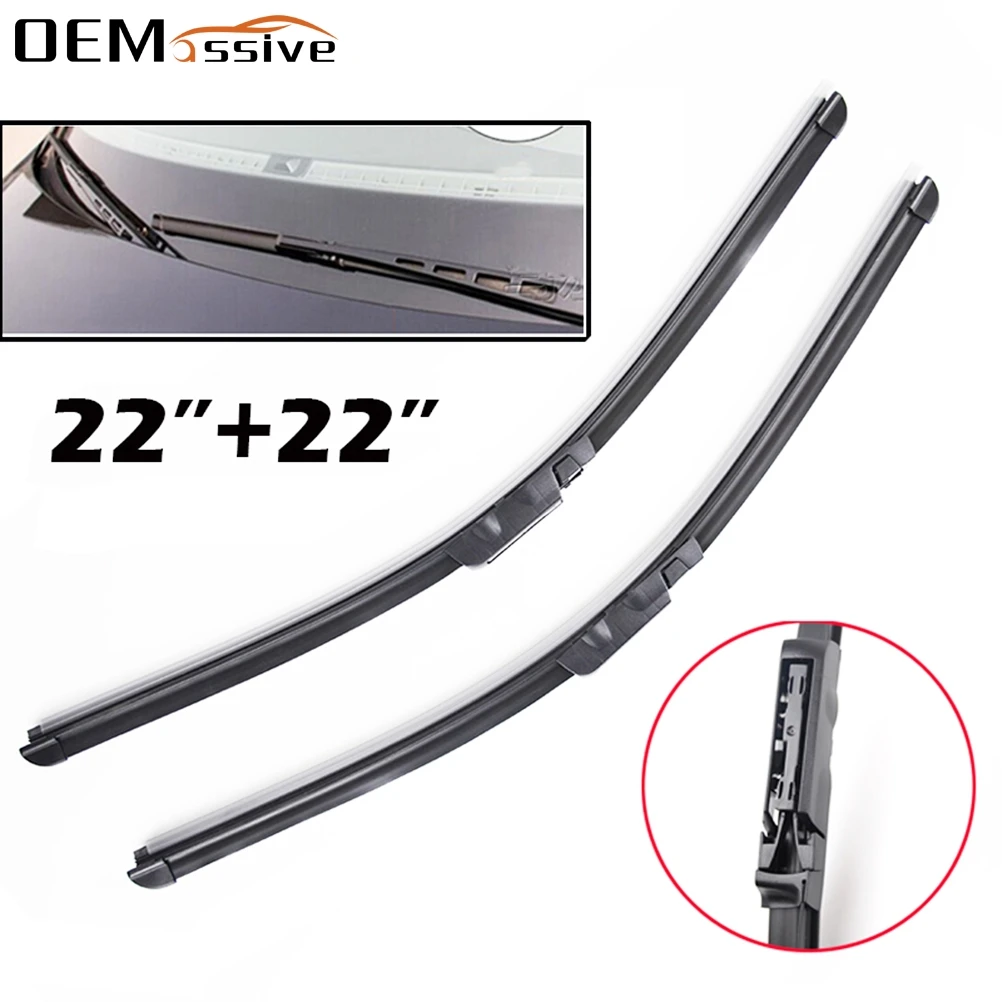 2Pcs 22 "Parabrezza Anteriore Wiper Blades Set Per Audi A6 C6 4F S6 Rs6 Allroad Quattro 2004 2005 2006 2007 2008 2009 2010 2011
