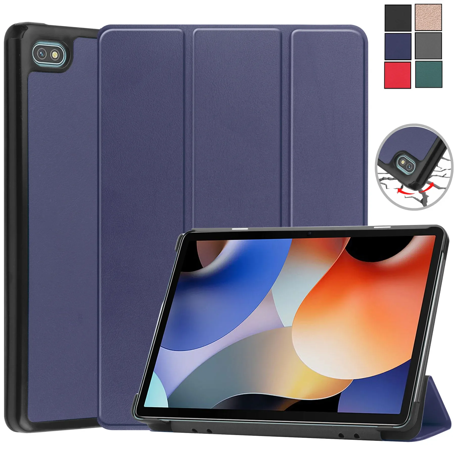 Blackview Tab 7 4G Tablet 10.1 Cover Custodia In Pelle Pu Con Funzione Di Riattivazione Automatica Custodia Flip Per Blackview Tab 7 Pro Tablet Case