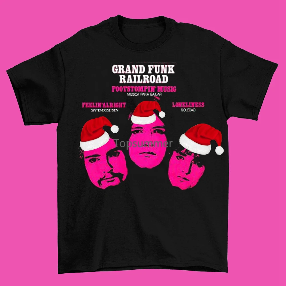 Grand Funk Railway T Shirt Cotton Men Size S M L 234Xl Christmas Zc2178